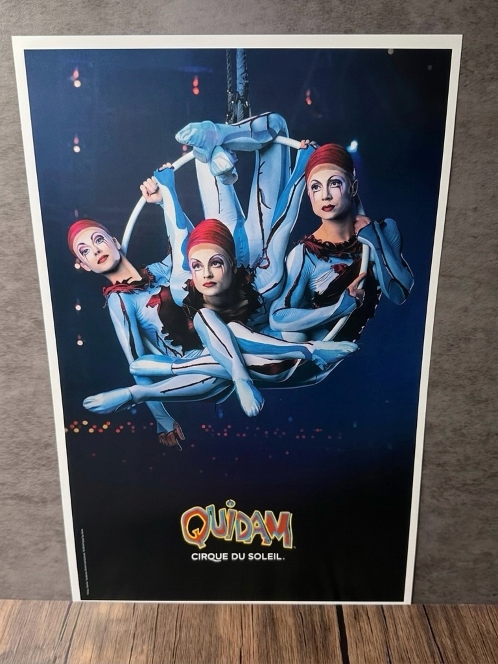 Vintage Cirque du Soleil Quidam Promotional Poster Print – 11x17” Aerial Hoops